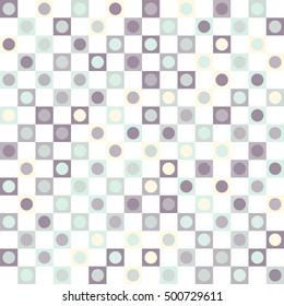 Geometric background of Squares and Circles.