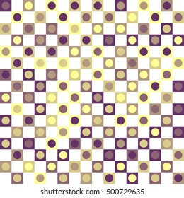 Geometric background of Squares and Circles.