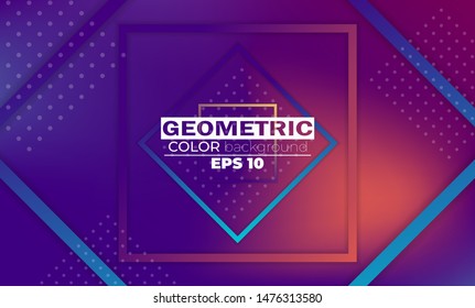 Geometric background with squares dynamic motion style Suitable For Wallpaper, Banner, Background, Card, Book Illustration, landing page