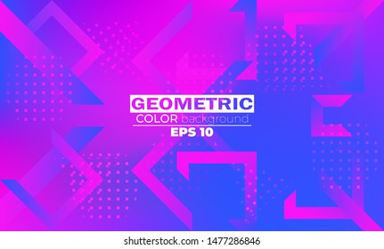 Geometric background with squares dynamic motion style Suitable For Wallpaper, Banner, Background, Card, Book Illustration, landing page.
