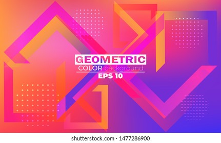 Geometric background with squares dynamic motion style Suitable For Wallpaper, Banner, Background, Card, Book Illustration, landing page.