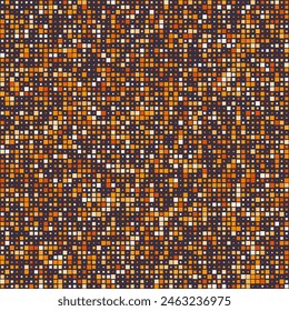 Geometric background. Squares in multiple colors. Warm earthy tones with contrasting neutral accents. Alive vector illustration.