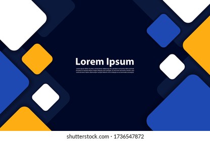 Geometric Background and Squares Vector. Graphic design element.