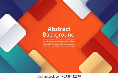 Geometric Background and Squares Vector. Graphic design element.