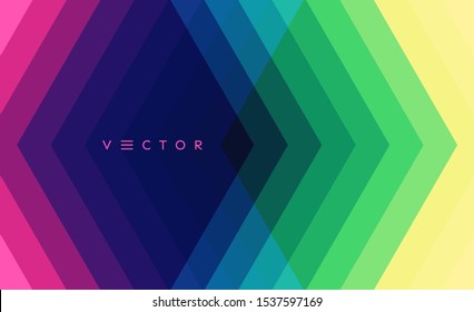 Geometric background with straight lines. Modern screen design for mobile app and web. 3d vector illustration for brochure, banner, flyer or presentation.