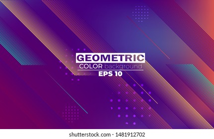 fondo geométrico con rayas rectas. Ilustración abstracta brillante. Aplicable a la tarjeta de regalo, afiche de portada, en la plantilla de pared, página de inicio, ui, ux ,coverbook, baner, medios sociales,