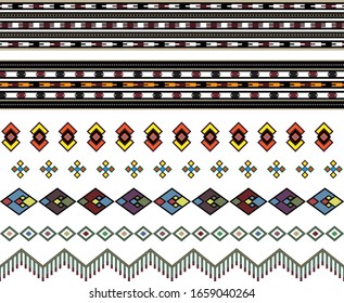 
Geometric background. Symbols. Color elements.