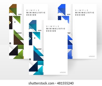 Geometric background. Template for covers, flyers, banners, posters and placards. Eps10 vector illustration