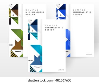 Geometric background. Template for covers, flyers, banners, posters and placards. Eps10 vector illustration