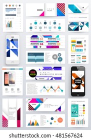 Geometric background. Template for covers, flyers, banners, posters and placards. Eps10 vector illustration