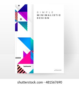 Geometrischer Hintergrund. Muster für Umschläge, Flyer, Banner, Plakate und Plakate. Eps10 Vektorgrafik