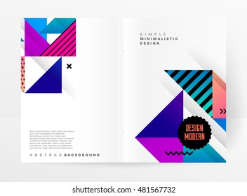 Fundo geométrico. Modelo para capas, folhetos, banners, cartazes e cartazes. Ilustração do vetor Eps10