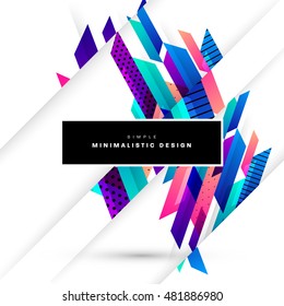 Geometrischer Hintergrund. Muster für Umschläge, Flyer, Banner, Plakate und Plakate. Eps10 Vektorgrafik