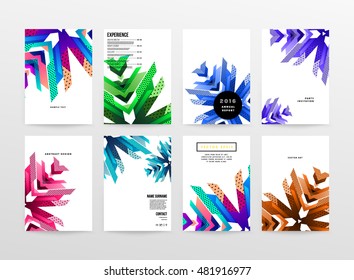 Geometric background. Template for covers, flyers, banners, posters and placards. Eps10 vector illustration