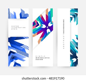 Geometric background. Template for covers, flyers, banners, posters and placards. Eps10 vector illustration