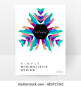 Geometrischer Hintergrund. Muster für Umschläge, Flyer, Banner, Plakate und Plakate. Eps10 Vektorgrafik