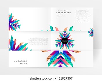 Geometrischer Hintergrund. Muster für Umschläge, Flyer, Banner, Plakate und Plakate. Eps10 Vektorgrafik