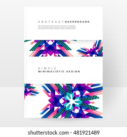 Fundo geométrico. Modelo para capas, folhetos, banners, cartazes e cartazes. Ilustração do vetor Eps10
