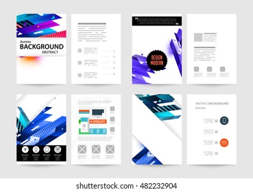 Geometrischer Hintergrund. Muster für Umschläge, Flyer, Banner, Plakate und Plakate. Eps10 Vektorgrafik