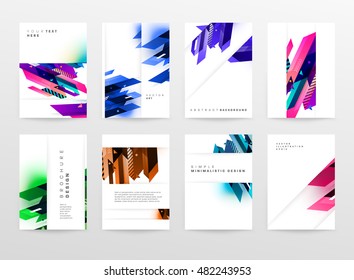 Geometrischer Hintergrund. Muster für Umschläge, Flyer, Banner, Plakate und Plakate. Eps10 Vektorgrafik