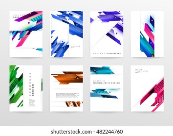 Geometric background. Template for covers, flyers, banners, posters and placards. Eps10 vector illustration