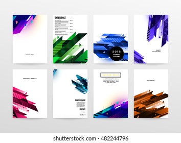 Geometrischer Hintergrund. Muster für Umschläge, Flyer, Banner, Plakate und Plakate. Eps10 Vektorgrafik