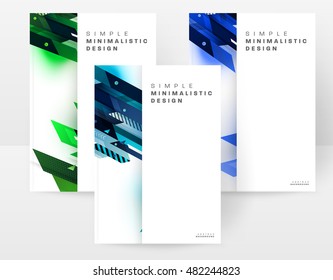 Geometric background. Template for covers, flyers, banners, posters and placards. Eps10 vector illustration