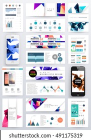 Geometric background Template covers, flyers, banners, posters and placards, may be used for presentations and book covers, EPS10 vector illustration