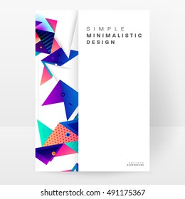 Geometric background Template covers, flyers, banners, posters and placards, may be used for presentations and book covers, EPS10 vector illustration