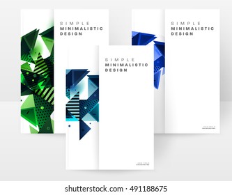 Capas de modelo de fundo geométrico, folhetos, banners, cartazes e cartazes, pode ser usado para apresentações e capas de livro, ilustração vetorial EPS10
