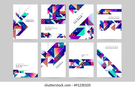 Geometric background Template covers, flyers, banners, posters and placards, may be used for presentations and book covers, EPS10 vector illustration