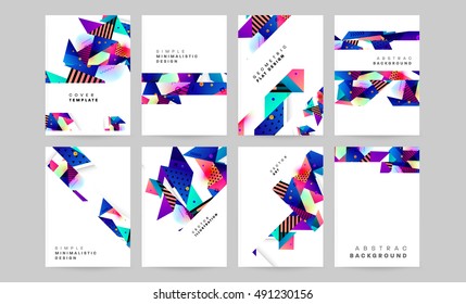 Geometric background Template covers, flyers, banners, posters and placards, may be used for presentations and book covers, EPS10 vector illustration