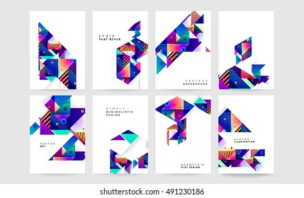 Geometric background Template covers, flyers, banners, posters and placards, may be used for presentations and book covers, EPS10 vector illustration