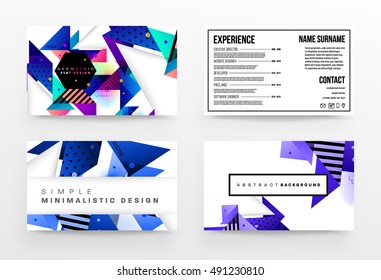 Geometric background Template covers, flyers, banners, posters and placards, may be used for presentations and book covers, EPS10 vector illustration