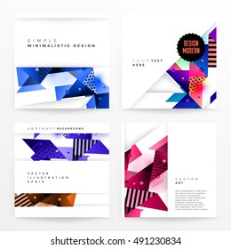 Geometric background Template covers, flyers, banners, posters and placards, may be used for presentations and book covers, EPS10 vector illustration
