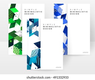 Plantilla de fondo geométrico para cubiertas, volantes, pancartas, carteles y carteles, puede utilizarse para presentaciones y portadas de libros, ilustración vectorial EPS10