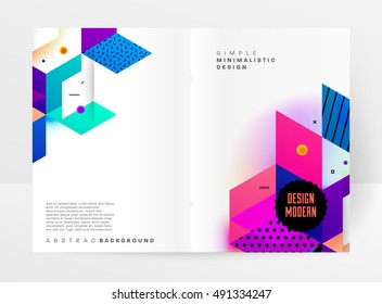 Plantilla de fondo geométrico para cubiertas, volantes, pancartas, carteles y carteles, puede utilizarse para presentaciones y portadas de libros, ilustración vectorial EPS10