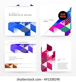 Geometric background Template for covers, flyers, banners, posters and placards, may be used for presentations and book covers, EPS10 vector illustration