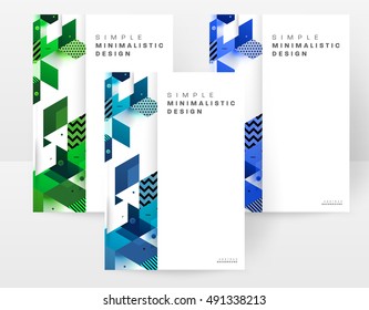 Geometric background Template for covers, flyers, banners, posters and placards, may be used for presentations and book covers, EPS10 vector illustration