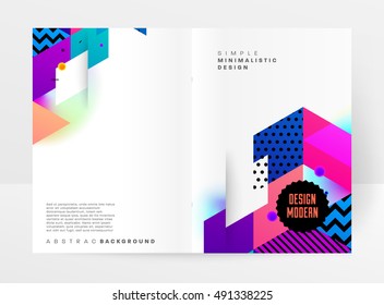 Geometric background Template for covers, flyers, banners, posters and placards, may be used for presentations and book covers, EPS10 vector illustration