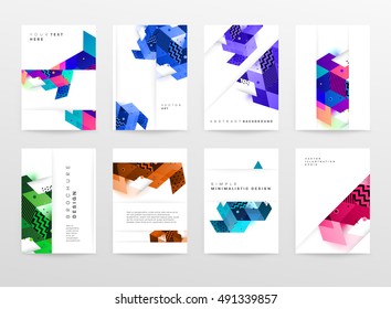 Geometric background Template for covers, flyers, banners, posters and placards, may be used for presentations and book covers, EPS10 vector illustration