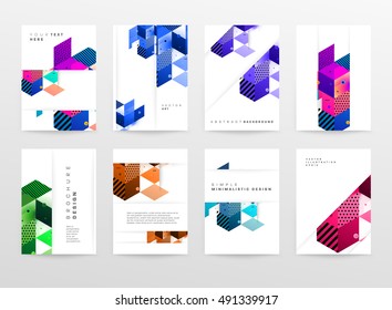 Plantilla de fondo geométrico para cubiertas, volantes, pancartas, carteles y carteles, puede utilizarse para presentaciones y portadas de libros, ilustración vectorial EPS10