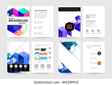 Geometric background Template for covers, flyers, banners, posters and placards, may be used for presentations and book covers, EPS10 vector illustration