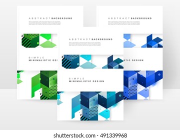 Plantilla de fondo geométrico para cubiertas, volantes, pancartas, carteles y carteles, puede utilizarse para presentaciones y portadas de libros, ilustración vectorial EPS10