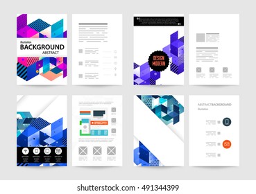 Geometric background Template for covers, flyers, banners, posters and placards, may be used for presentations and book covers, EPS10 vector illustration