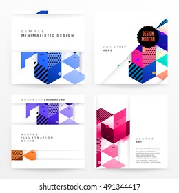 Geometric background Template for covers, flyers, banners, posters and placards, may be used for presentations and book covers, EPS10 vector illustration