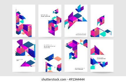 Geometric background Template for covers, flyers, banners, posters and placards, may be used for presentations and book covers, EPS10 vector illustration