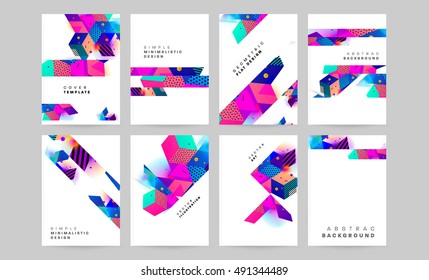 Geometric background Template for covers, flyers, banners, posters and placards, may be used for presentations and book covers, EPS10 vector illustration