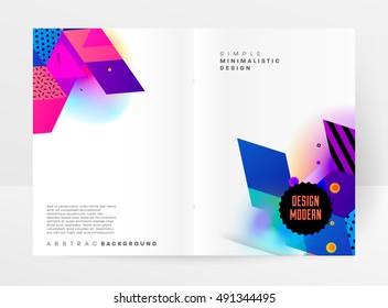 Geometric background Template for covers, flyers, banners, posters and placards, may be used for presentations and book covers, EPS10 vector illustration