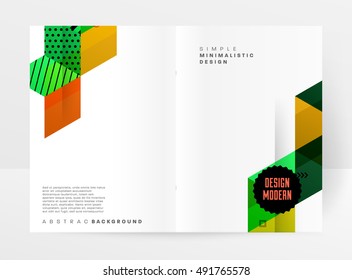 Geometric background Template for covers, flyers, banners, posters and placards, may be used for presentations and book covers, EPS10 vector illustration
